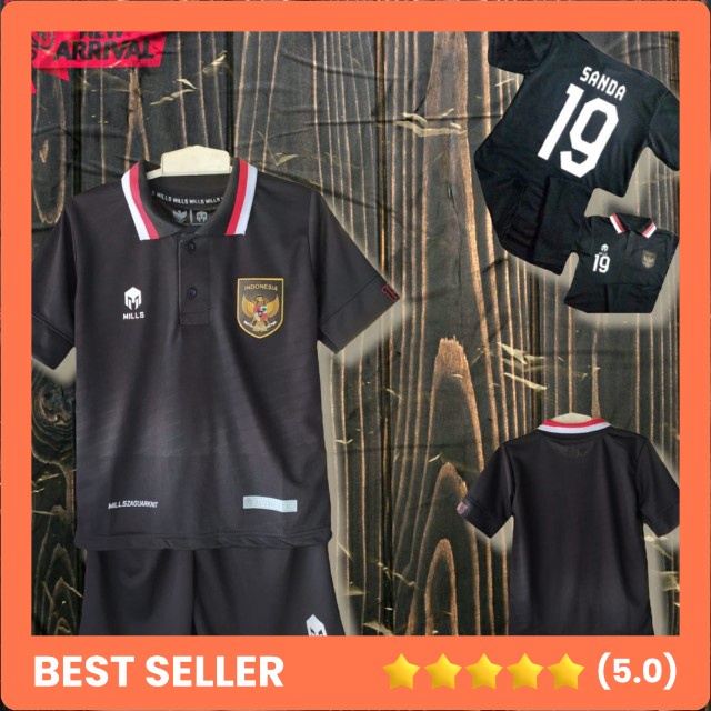 BEST SELLER Baju bola anak timnas indonesia GR4D3 0R1 MILLZ setelan 2023