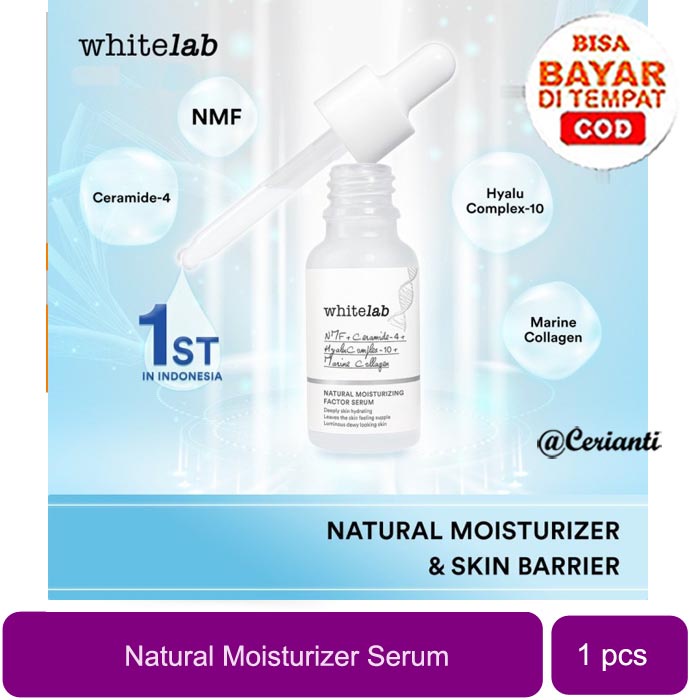 Whitelab Natural Moisturizing Factor Serum 20ML - Serum Hidrasi Kulit Kering Jaga Kesehatn_Cerianti