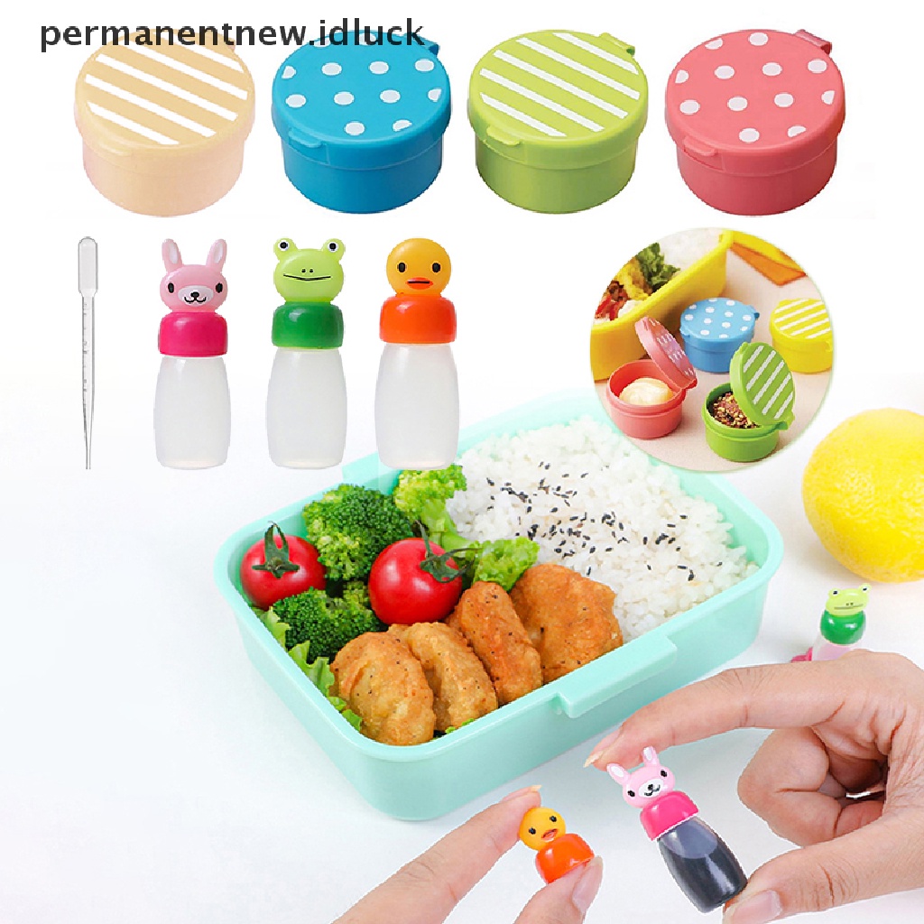 [luckypermanentnew] 1persen3/4pcs Botol Bumbu Mini Kecap Salad Dressing Container Sauce Bottle [ID]