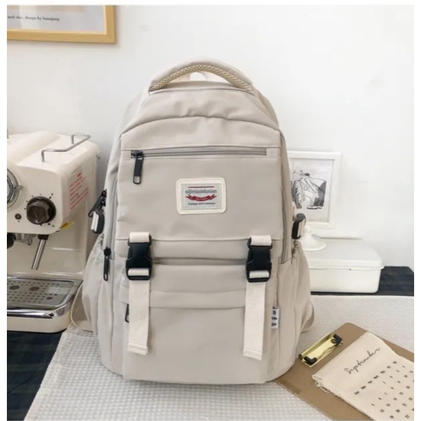 PTM - Tas ransel anak perempuan-tas fashion Korea-tas punggung my bag polos