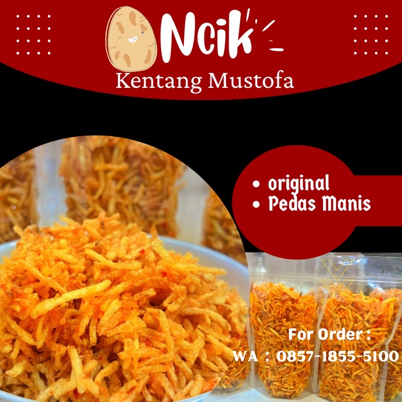 

Ncik kentang mustofa 500gr renyah murah