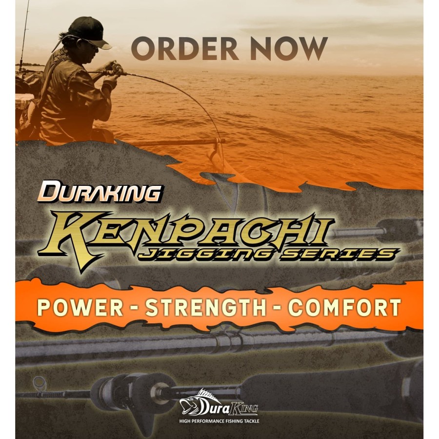 DURAKING JIGGING KENPACHI KJS 6'3" OVERHEAD ROD OH JIGGING ROD