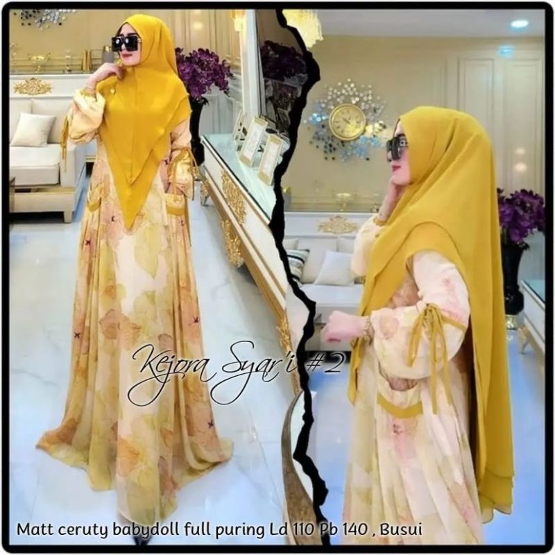 DRESS MUSLIM, Fashion Muslim, baju wanita, dress, gamis, Baju gamis, fashion wanita, Kejora Syari