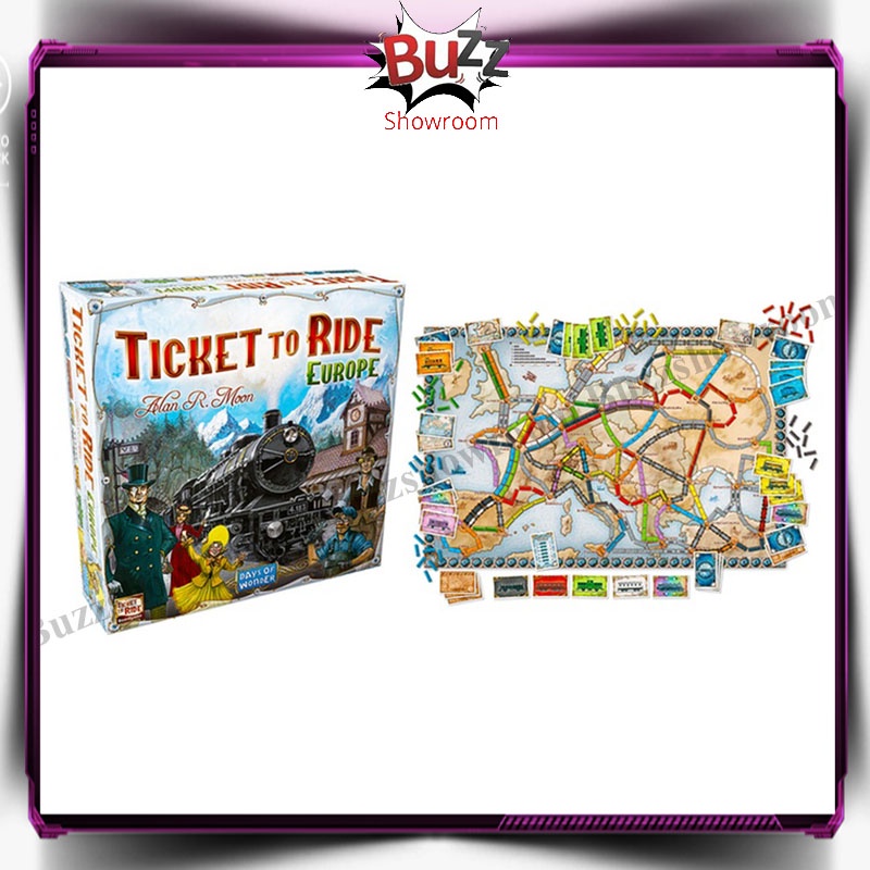 Ticket To Ride Europe Eropa board game