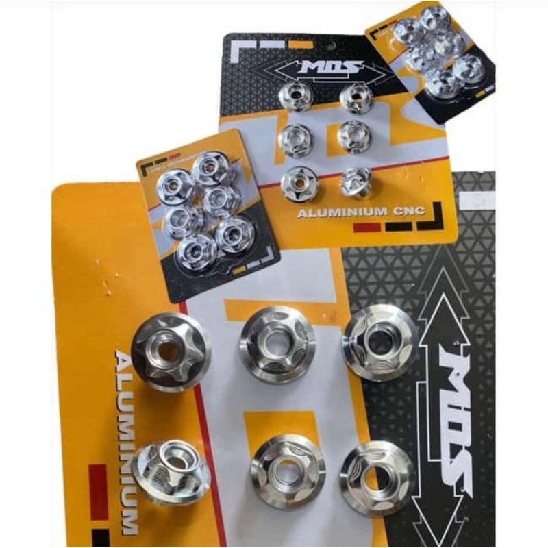 manisan pemanis rangka skok shock begel spakbor spackbor slebor selebor belakang cnc almunium import