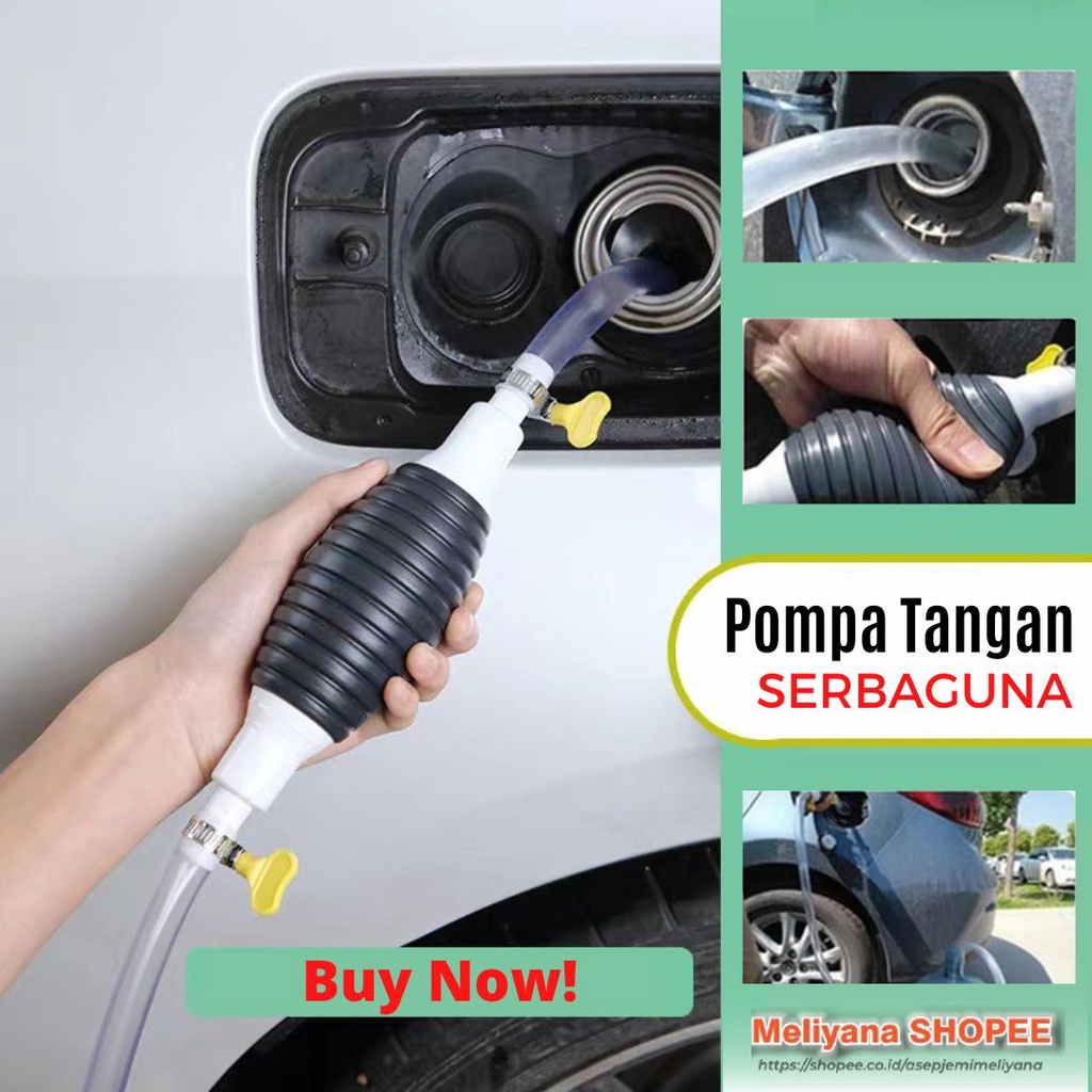 Pompa Alat Sedot Hisap Pemindah Bensin Minyak Manual Hand Siphon Pump