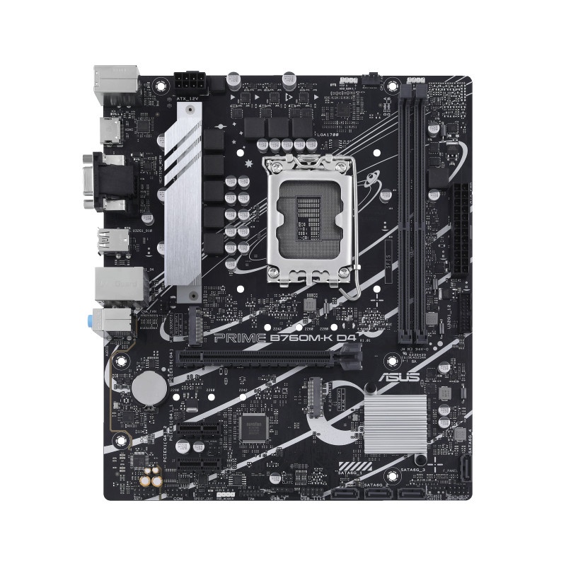 Asus PRIME B760M-K D4 (LGA1700, B760, DDR4, USB3.2, SATA3)