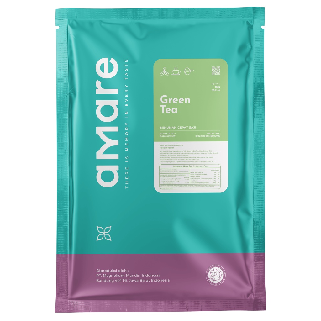 

AMARE GREEN TEA 1 KG - TEA BASED