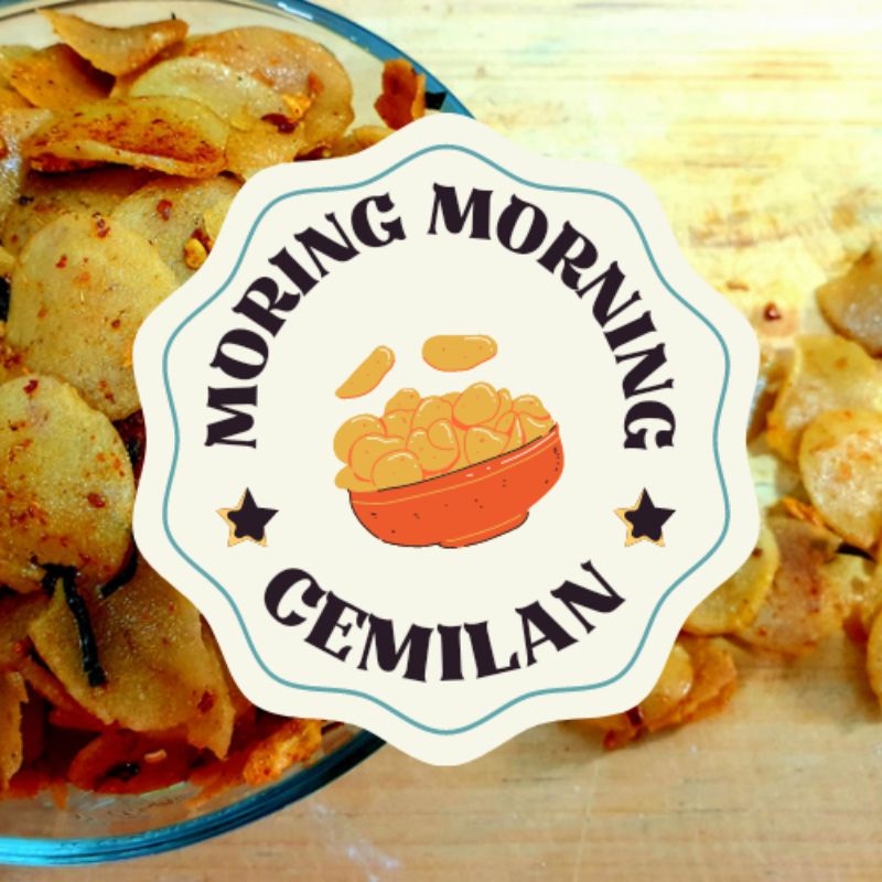 

Moring kriuk NN makanan cemilan pedas sedang 90gram