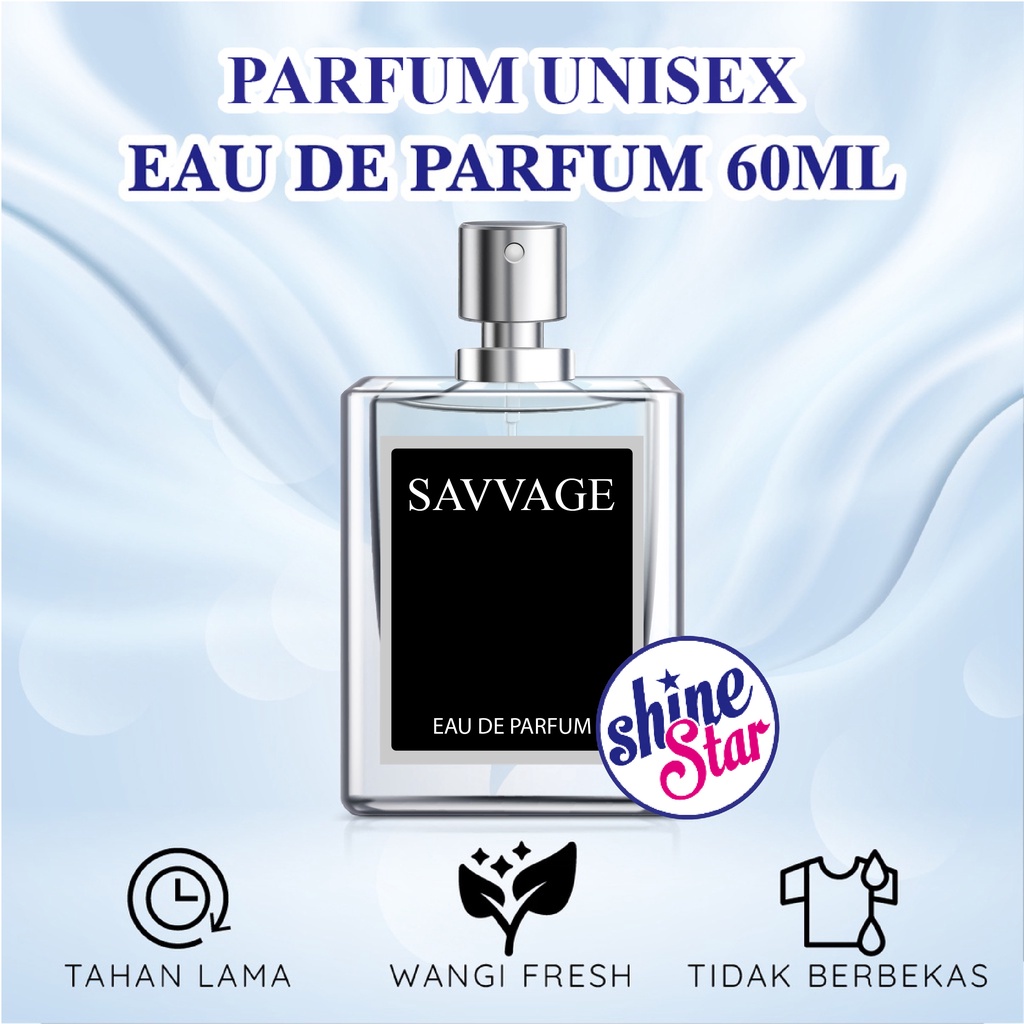 SHINE STAR - PARFUM 60ML / PARFUM PRIA PREMIUM BEST SELLER / PARFUM WANITA WANGI TAHAN LAMA