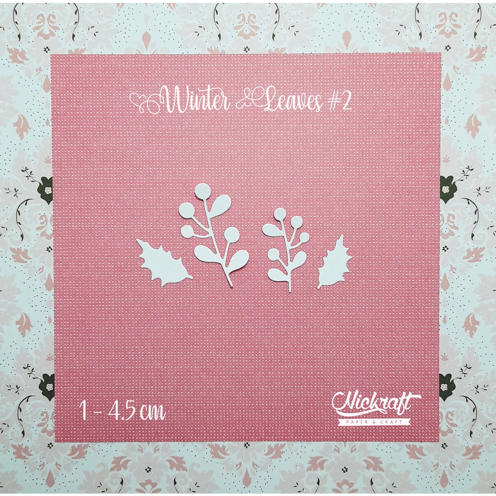 

WINTER LEAVES #2 - HIASAN SCRAPBOOK JOURNALING JURNAL DAUN KERTAS