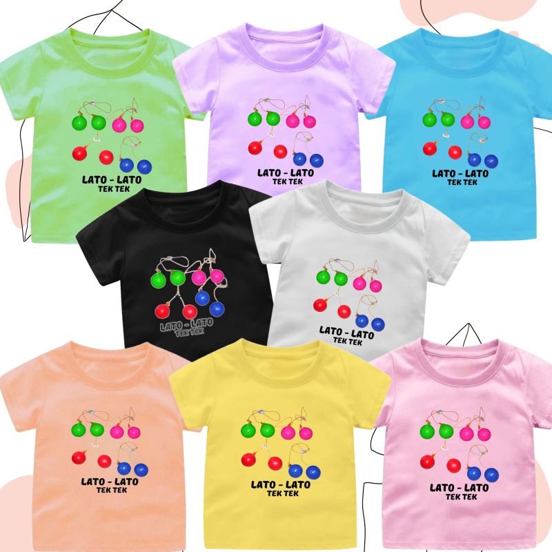 baju kaos atasan anak Lato Lato