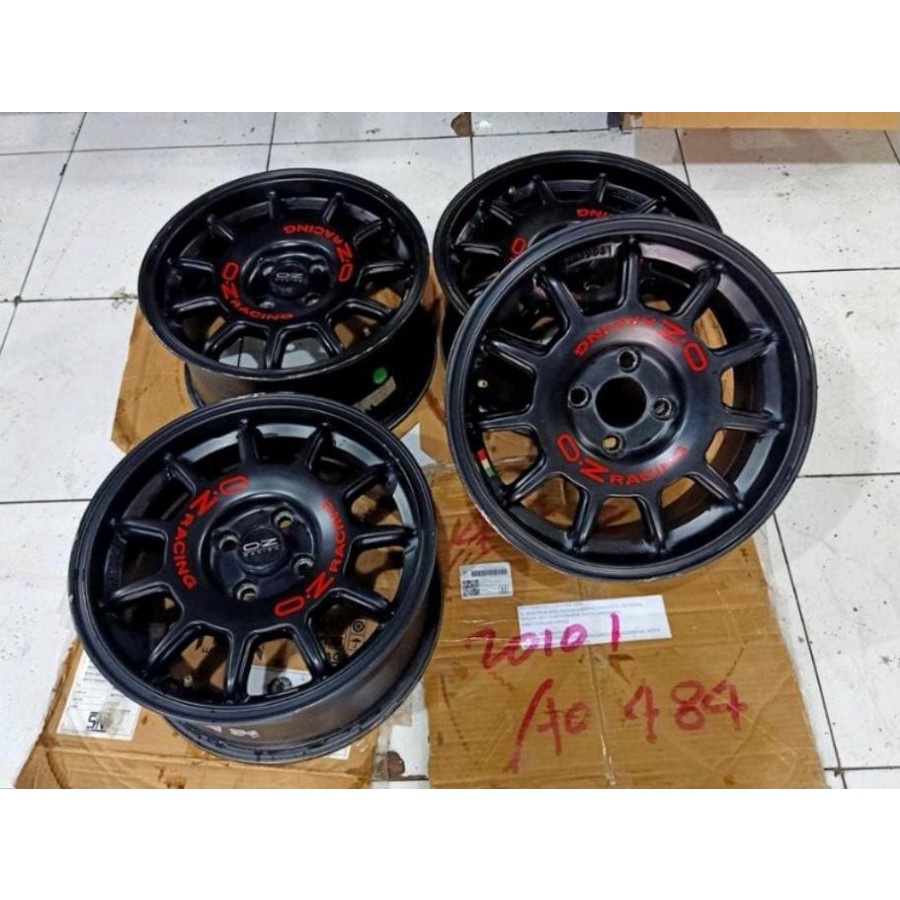 Velg Mobil Bekas Ring 15 Lubang 4 OZ RACING R15X7 4X100 ET35