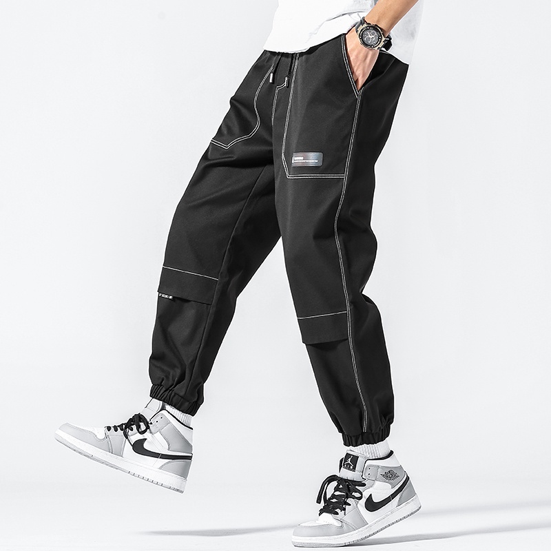 Celana Pria Celana Panjang Olahraga Casual Santai Sporty Saku Ritsleting Fashion Pants K9162