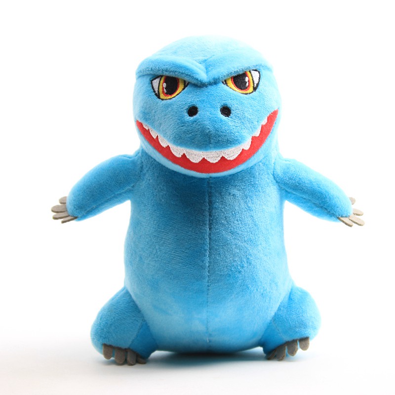 Monster 20CM Godzilla Mainan Mewah Lembut Boneka Kado Ulang Tahun Lucu Boneka Biru