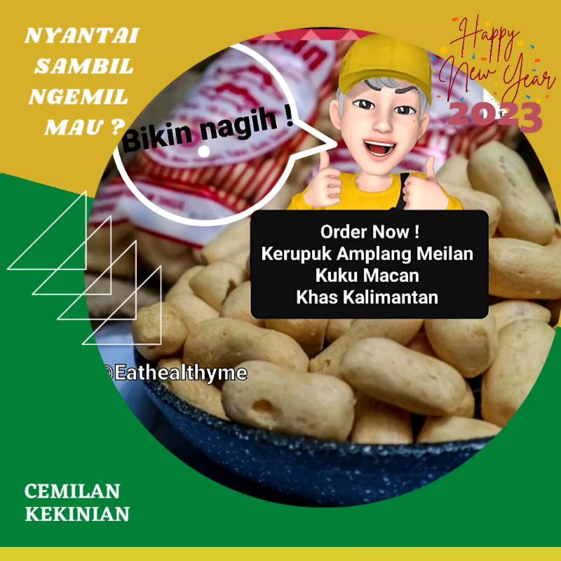 

Kerupuk Cemilan Snack Amplang Meilan kuku macan khas Kalimantan