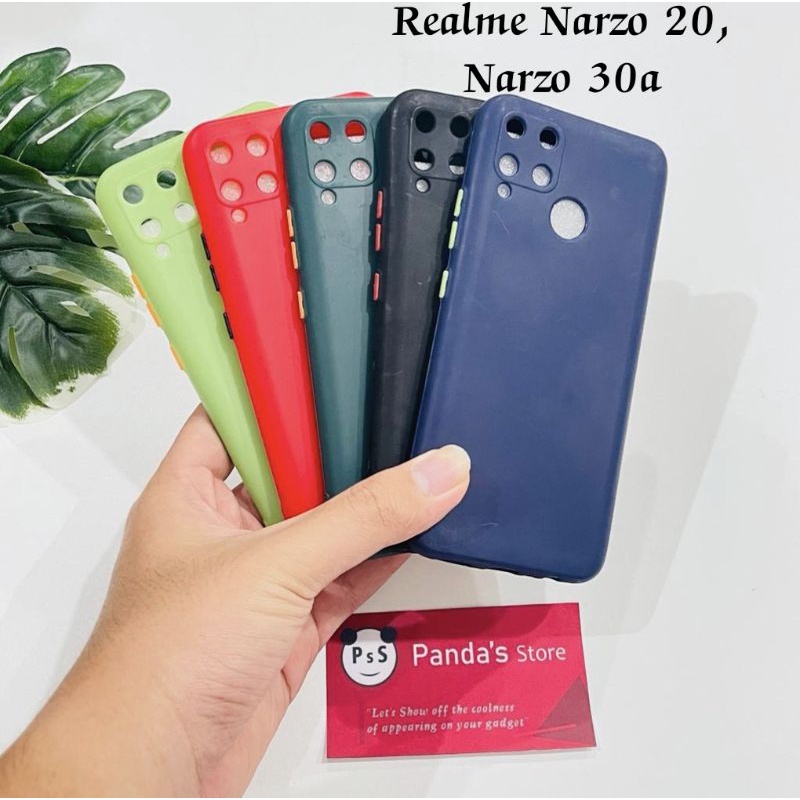 Case Realme Narzo 20, Narzo 30a Babycase Makaron Full Color Softcase Realme -PsS