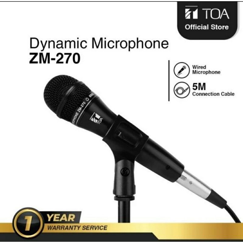 ZM 270 Microphone TOA 270/MIC TOA/MIC HALO TOA ZM 270