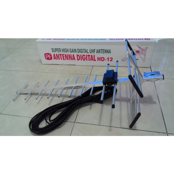 Antena Antena Pf Digital Hd 12 + Kabel Outdoor Antena Luar