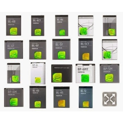 Batu Battery Nokia BL 5C 5B 5BT 5CB 5CA 5CT 5J 5U 5M 5S 5F 5K 4C 4CT 4S 4D 4L 4B 4J 4S 4U 6M 6F 6P 6