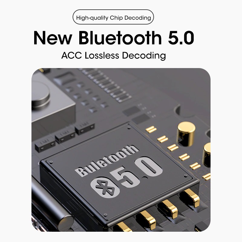 SHIMANG Earphone TWS HiFi Smart Touch Bluetooth 5.0 with Mic - Headset