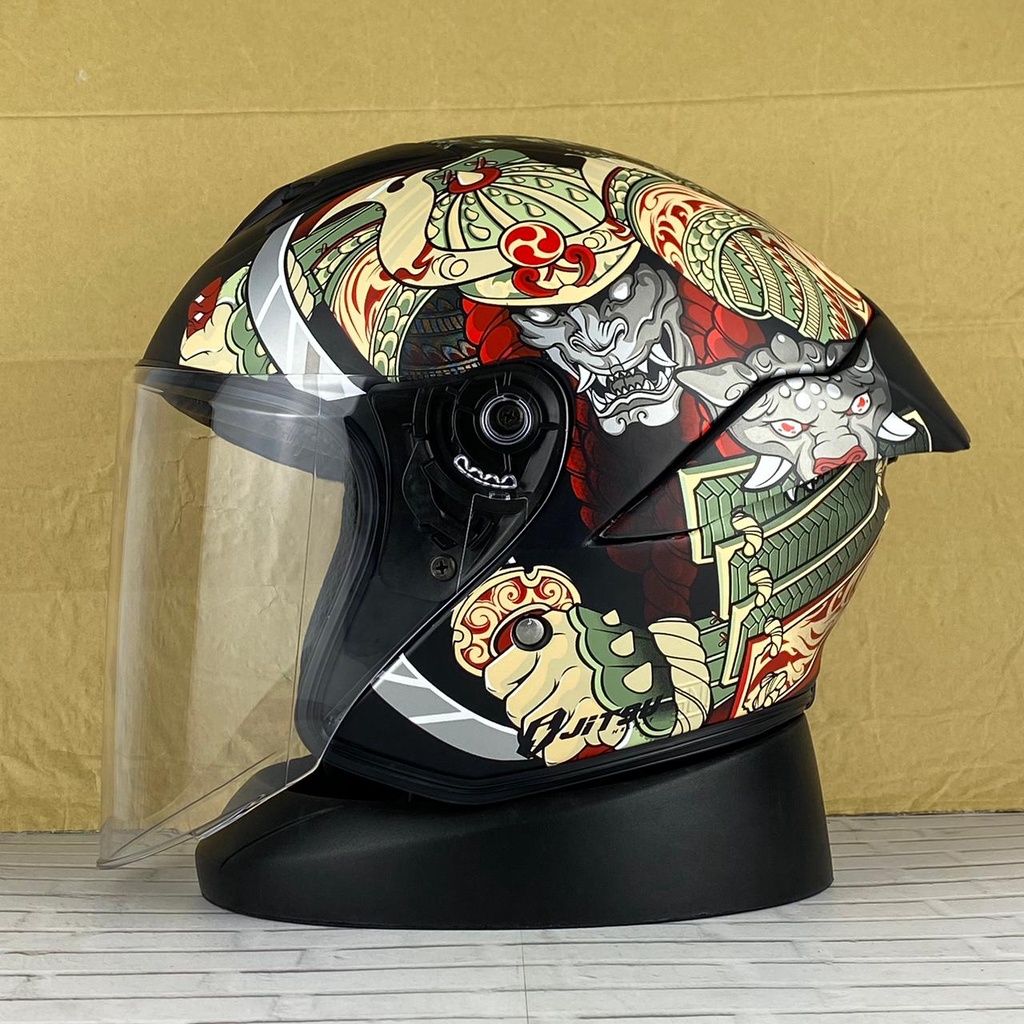 Helm Jitsu Half Face Ronin SNI Terbaru