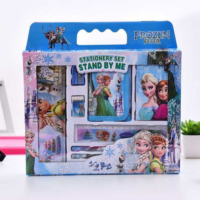 

BAYAR DITEMPAT Tas bersama 804 Set Alat Tulis Anak Karakter Lucu + Dompet Anak Produk Import ~