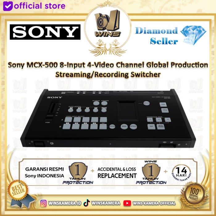 Kabel Sony Mcx-500 8-Input 4-Video Switcher Streaming/Recording