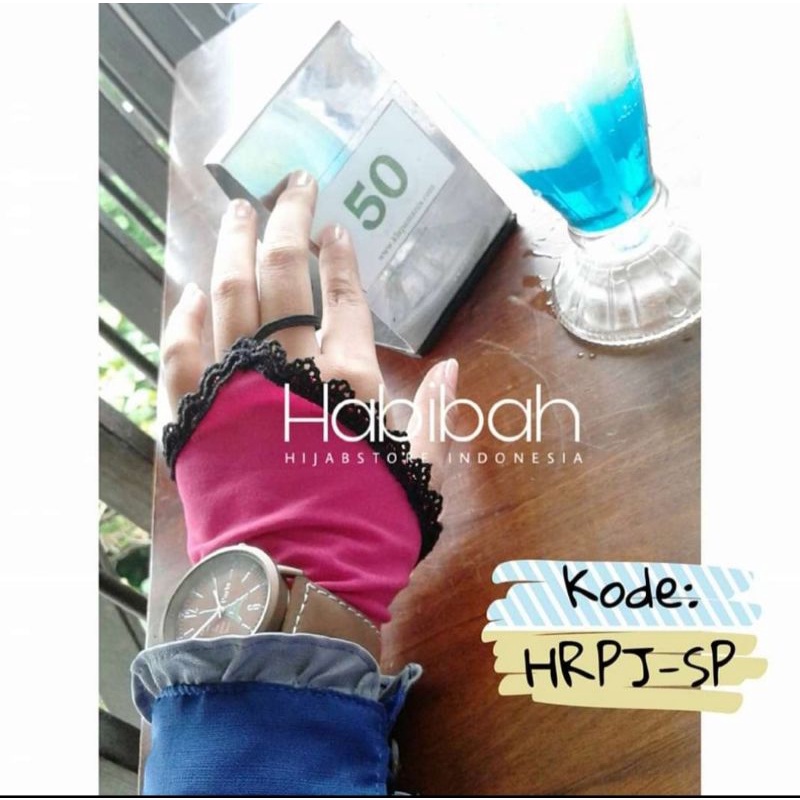Handsock Cincin Renda / sarung tangan jersey rayon