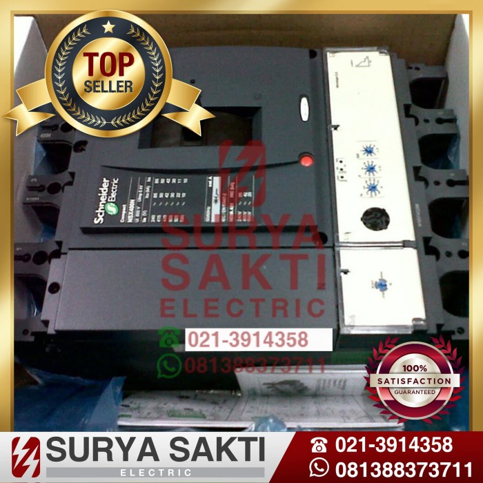 SCHNEIDER MCCB NSX400F 4P 400A 400 A MIC 2.3 LV432677 NSX 400F 36KA