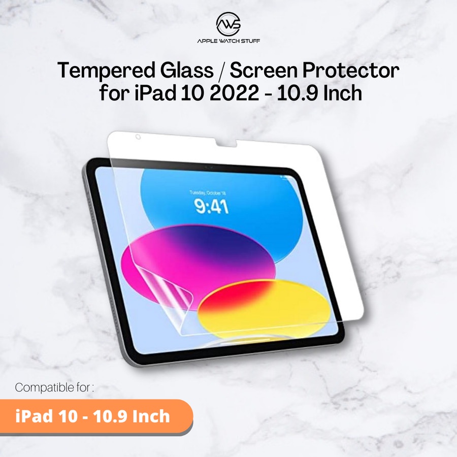 Tempered Glass/ Screen Protector for iPad 10 2022 10.9 inch