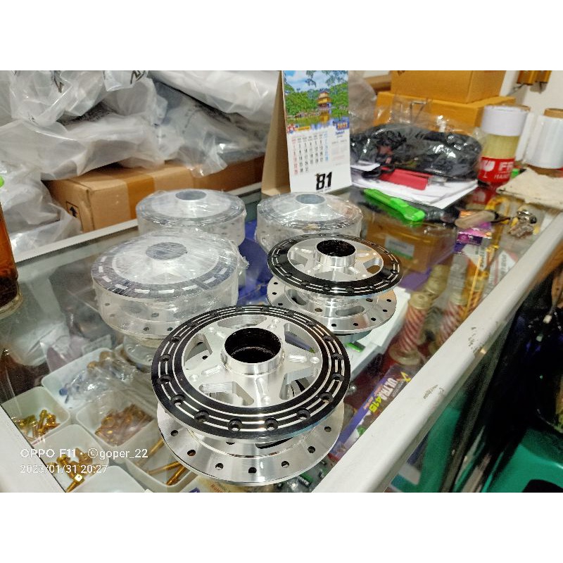 tromol depan mio coak pnp ninja r atau rr tromol depan mio bubut kilap