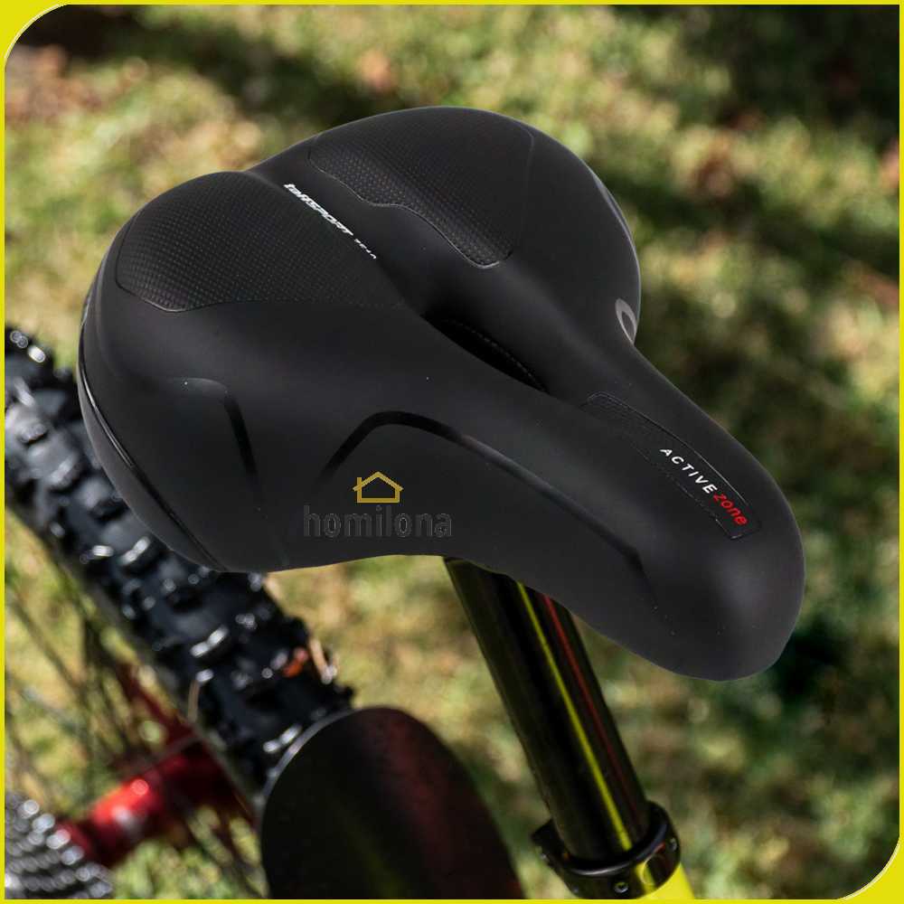 TaffSPORT Sadel Sepeda Bike Saddle Leather Model Absorber Ball - ZF10