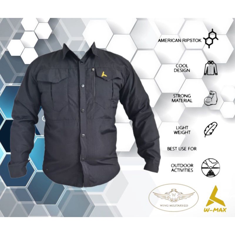 kemeja wmax tactical terbaru termurah