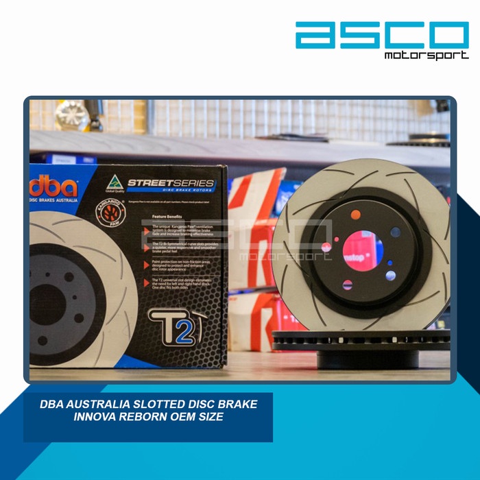 DBA Australia SLOTTED Disc Brake INNOVA REBORN OEM SIZE
