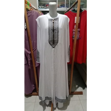 Gamis Abaya Turki Putih