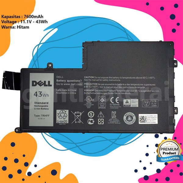 Baterai Dell Inspiron 5545 5548 5447 5445 14-5447 15-5547 3450