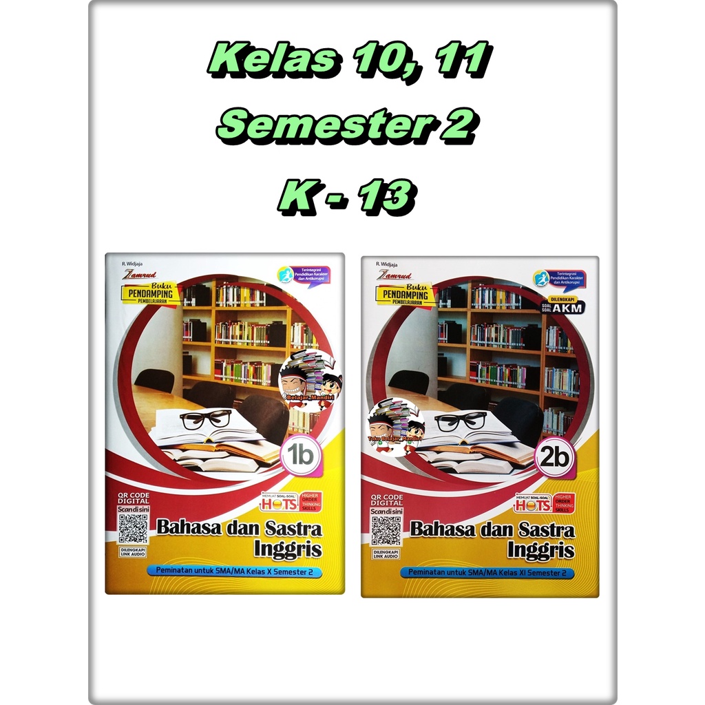 LKS Bahasa dan Sastra Inggris SMA/MA Kelas 10, 11 Semester 2 K-13 Zamrud