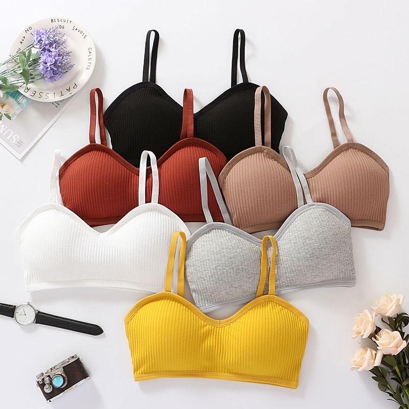 Sayishop Pakaian Dalam Wanita Bra Polos Yoga Bra Push Up Tanpa Kawat Sport Bra-2