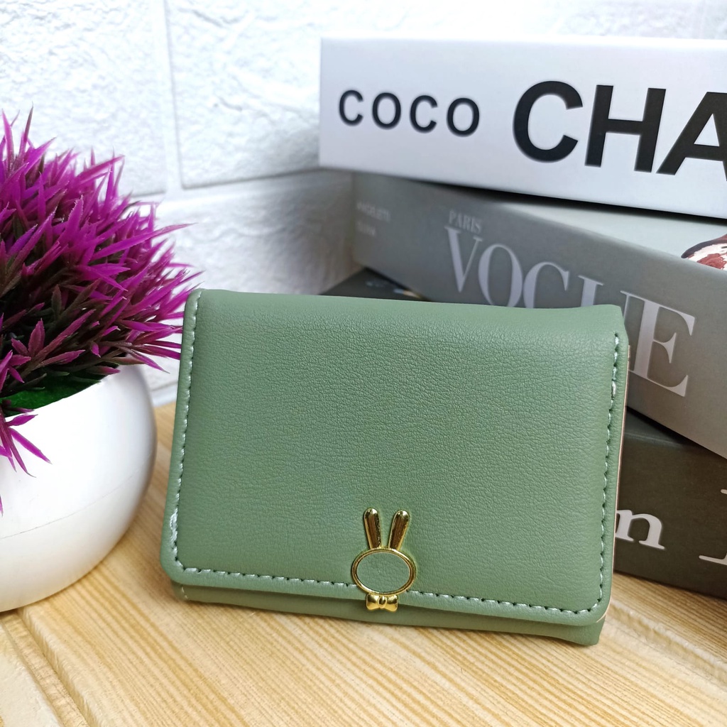 CYS Dompet Lipat Wanita Dompet Wanita Elegan Dompet Lipat Mini Import Fashion Style Korean Murah D77