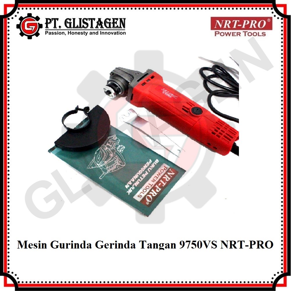 NRT-PRO 9750 VS Mesin Gurinda Gerinda Tangan 4 Inch NRT PRO 9750 VS Variable Speed Disc Grinder