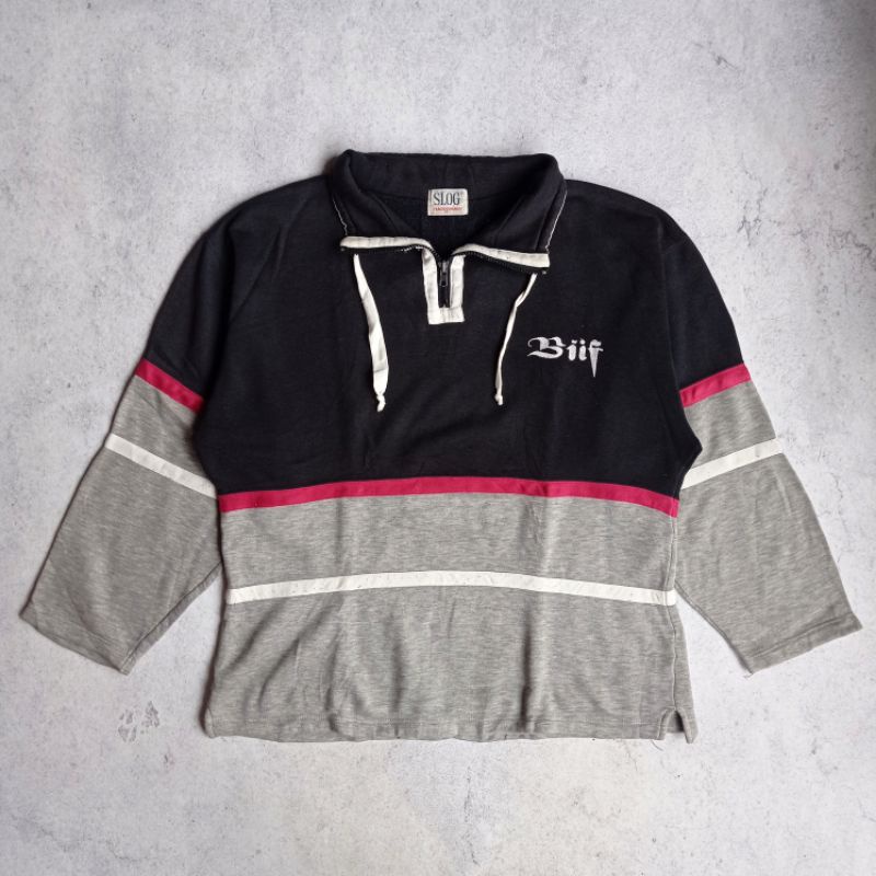 HALFZIP CREWNECK SLOG