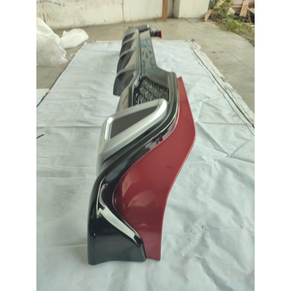 BODYKIT BELAKANG BRIO URBANITE CHERRY RED