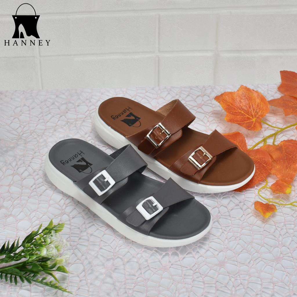 sandal selop wanita wedges ban 2 sandal selop hanney size 36-40