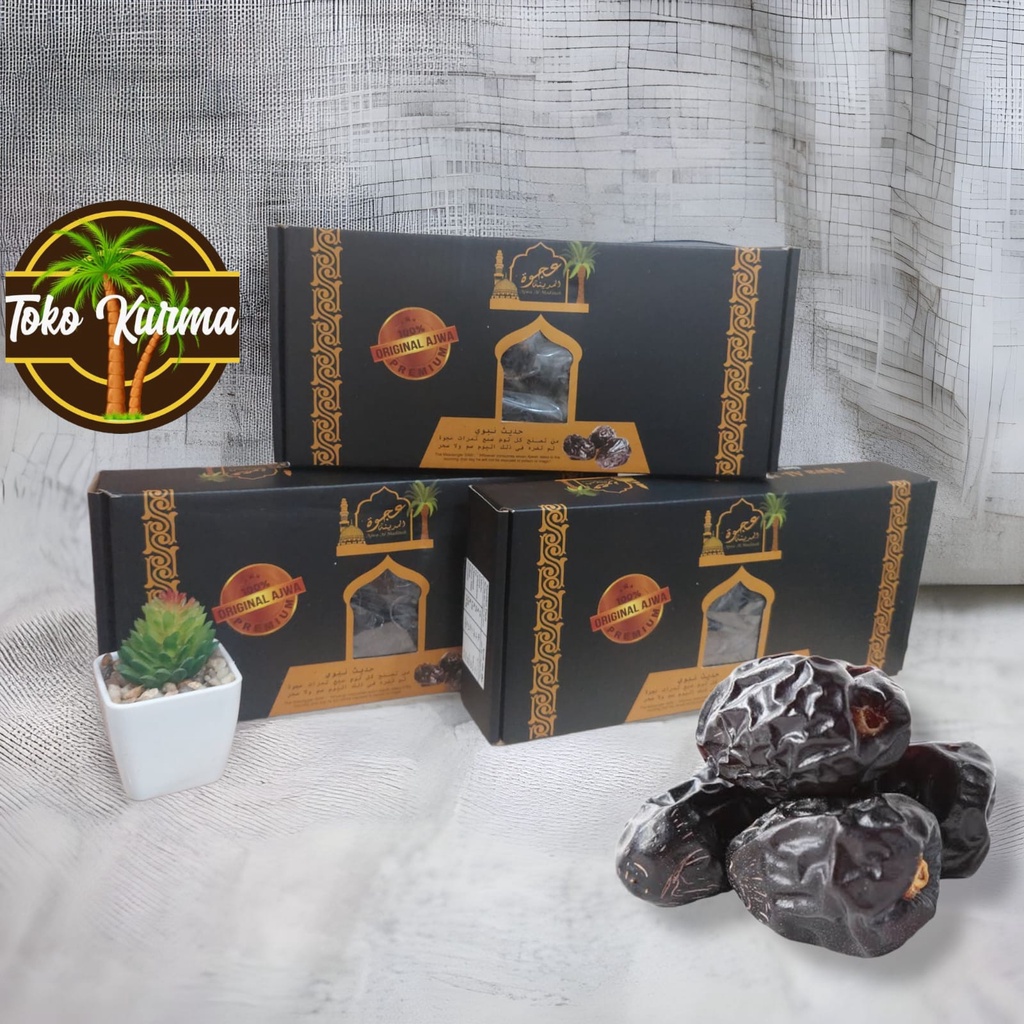 

KURMA NABI /AJWA/KURMA ROSUL 1KG [KEMASAN DUS]