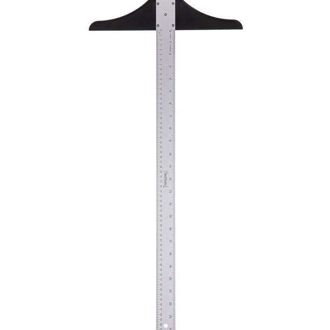 

PENGGARIS MISTAR METRIK DUA SISI BENTUK T SQUARE RULER PLASTIK 100 CM JUAL