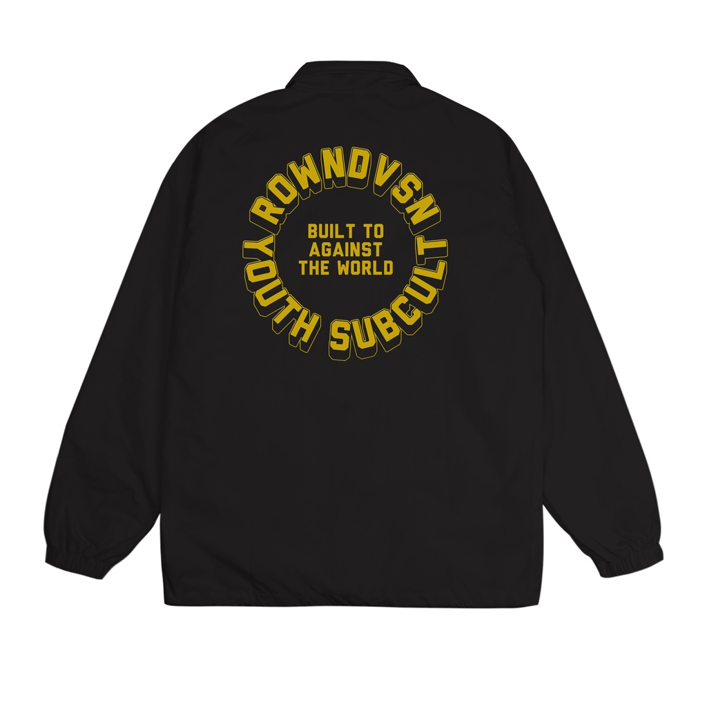 Rown Division Official  Coach Jacket - Rowndvsn Coach Jaket Dace Black