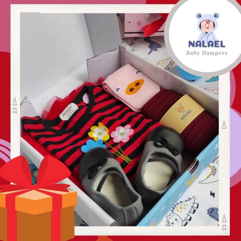 NALAEL kado lahiran hampers bayi - RED SERIES