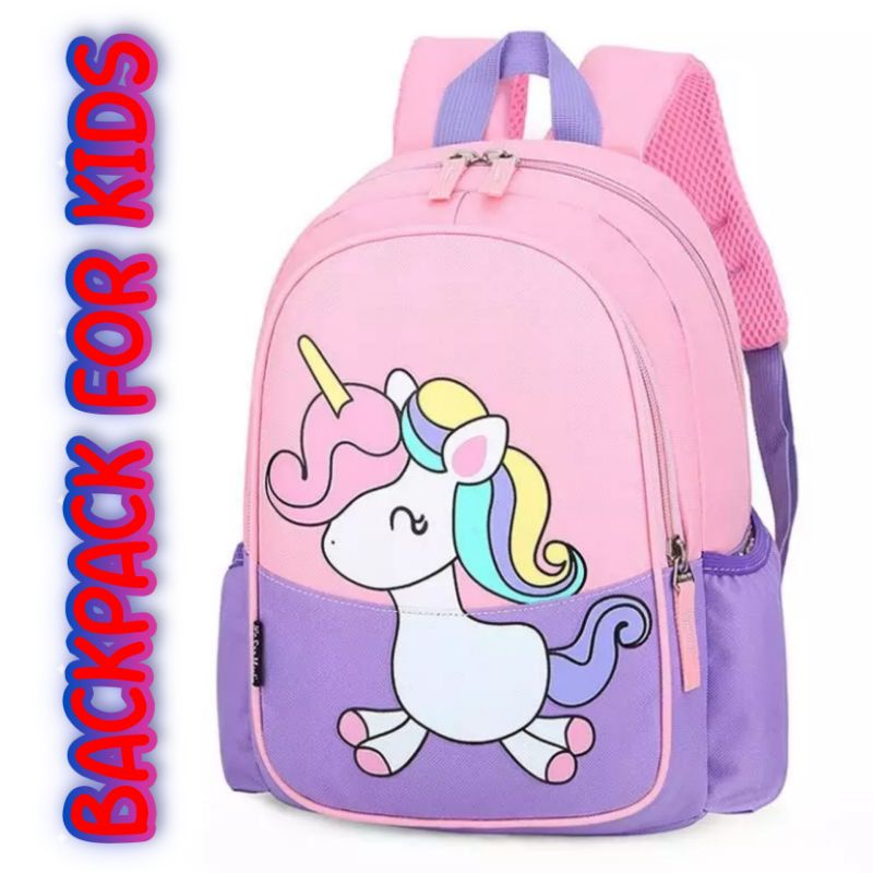 samasuka.shop -Tas Ransel Anak Sekolah Paud / TK / SD Motif Unicorn Kuda Poni Lucu