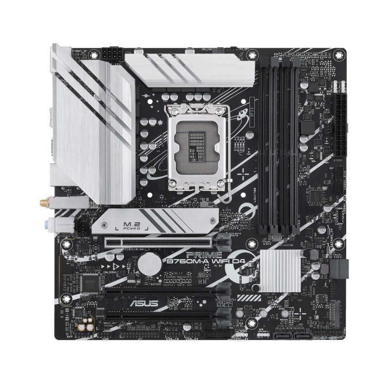 Asus PRIME B760M-A WIFI D4 (LGA1700, B760, DDR4, USB3.2 Type-C, SATA3)